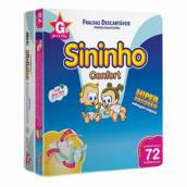 Fralda Sininho tam G 72 unidades