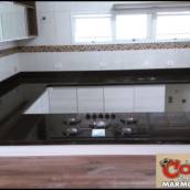 Balcão de cozinha americana em Granito
