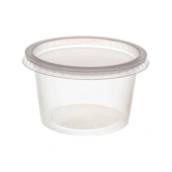 POTE PLASTICO COM TAMPA 250ML ORLEPLAST 