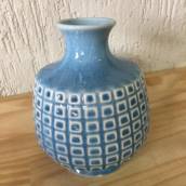 Vaso Cerâmica Azul