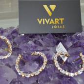 Conjunto brinco e anel
