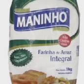 Farinha de Arroz Integral 1kg - Maninho