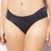 Calcinha Biquini Lateral Franzida Lycra Marinho