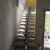 Escada em aço inox