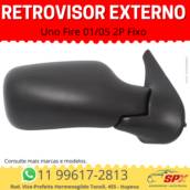 Retrovisor Externo - Uno Fire 01/05 - 2 Portas -  Fixo