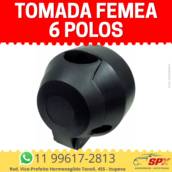 TOMADA FEMEA 6 POLOS