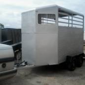 Carretinha Reboque Para 2 Cavalos