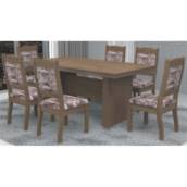 MESA MENEGHETTI AMERICA 1.70X90 C/V CASTANHO