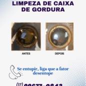 Limpeza de caixa de gordura 