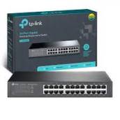 SWITCH 24 PORTAS 10/100/1000MBPS PLUG PLAY DESKTOP/RACK 19