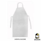 avental plastico branco /transparente