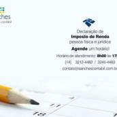 Declaração de imposto de renda para pessoa física e jurídica