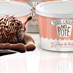 Bolo Caseiro no Pote - Brigadeiro