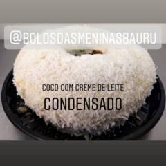 Bolo de Coco com Creme de Leite Condensado