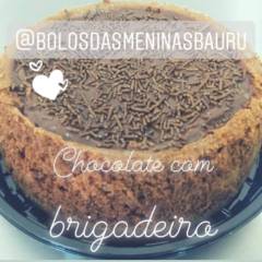 Bolo Ballerine de Chocolate com Brigadeiro