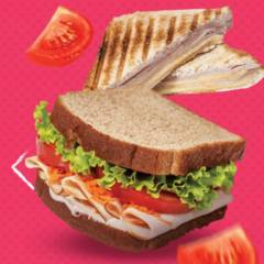 Lanche Natural com Pão Integral