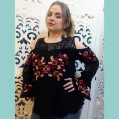 Blusa Ciganinha, Ombro a Ombro  - Plus Size 