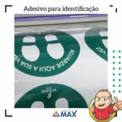 Adesivos para identificação 