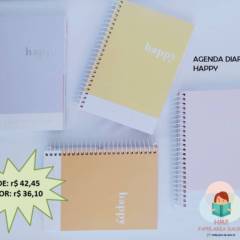 Agenda Diaria Happy - Bauru