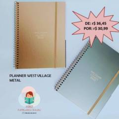 Planner West Village Metal - Bauru