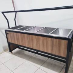 Buffet self service para 10 cubas 1/2 ou 5 cubas 1/1 