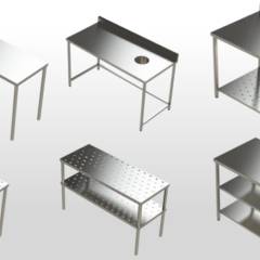 Mesa de Inox para cozinha industrial