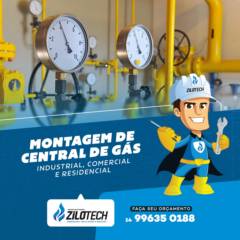 Montagem de Central de Gás