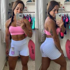 Shorts Branco de Academia em Bauru