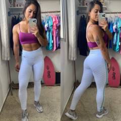 Calça Legging Branca em Bauru