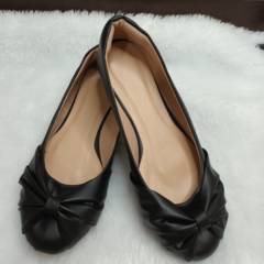 Sapatilha Preta - Bico arredondado 