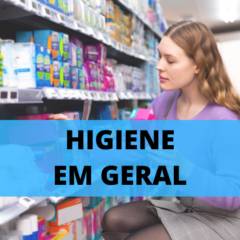 Produtos de higiene pessoal para uso diário