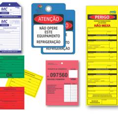 Etiquetas Especiais, de Segurança do Trabalho e de Linha de Produção