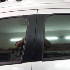 Envelopamento coluna em fibra de carbono