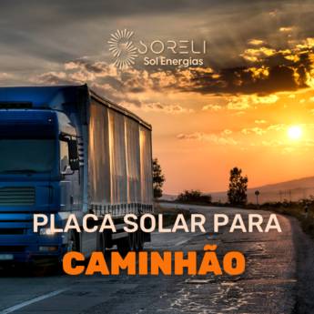 Comprar o produto de Placa Solar para Caminhão  em Placas Solares em Foz do Iguaçu, PR por Solutudo