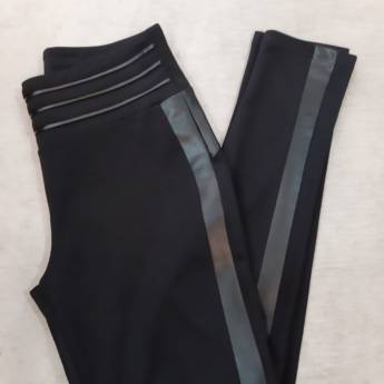 Comprar o produto de Calça legging feminina preta em Moda Feminina em Bauru, SP por Solutudo