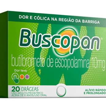 Comprar o produto de BUSCOPAN BROMETO DE N BUTIL ESCOPOLAMINA 10MG 20 DRÁGEAS em Medicamentos em São José do Rio Preto, SP por Solutudo