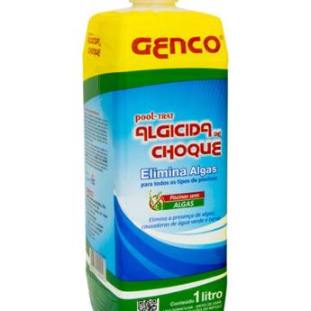 Comprar o produto de ALGICIDA DE CHOQUE 1L GENCO em Produtos para Piscina em Itatiba, SP por Solutudo