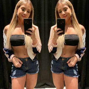 Comprar o produto de Shorts Jeans Destroyed e Desfiado (Semelhante a esse Disponível no Tamanho: 36). em Roupas e Acessórios em Bauru, SP por Solutudo