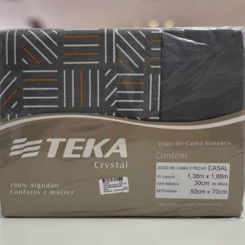 Comprar o produto de Jogo de cama simples 3 peças cama de casal em Cama, Mesa e Banho em Uberlândia, MG por Solutudo