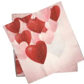 Comprar o produto de Guardanapo dia dos namorados  em Embalagens em Mineiros, GO por Solutudo