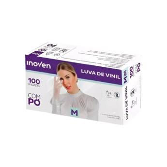 Comprar o produto de Luva VInil Com Pó  Ioven em EPI - Equipamentos de Proteção Individual pela empresa Protektus EPI e Sinalização em Lençóis Paulista, SP por Solutudo
