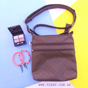Comprar o produto de Bolsa Lateral Cor Marrom em Bolsas em Jundiaí, SP por Solutudo