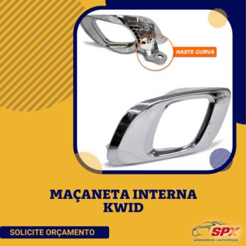 Comprar o produto de MAÇANETA INTERNA KWID em Maçanetas pela empresa Spx Acessórios e Autopeças em Itupeva, SP por Solutudo