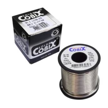 Comprar o produto de Carretel Rolo Solda 50x50 500g Fio Preto  2,4mm em Materiais para Construção em Boituva, SP por Solutudo