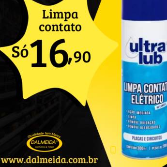 Comprar o produto de Limpa Contato 300ML Ultra Lub Só 16,90 em Bauru em Elétrica Automotiva em Bauru, SP por Solutudo Comprar o produto de Limpa Contato 300ML Ultra Lub Só 16,90 em Bauru em Elétrica Automotiva em Bauru, SP por Solutudo