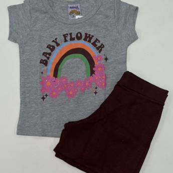 Comprar o produto de Conjunto feminino infantil Nina Child em A Classificar em Uberlândia, MG por Solutudo