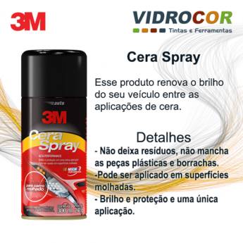 Comprar o produto de 3M Cera para carro em Spray Loja de Tintas Jaú em 3M em Jaú, SP por Solutudo