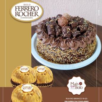 Comprar o produto de Bolo Ferreiro Rocher em Bolos e Doces em Bauru, SP por Solutudo