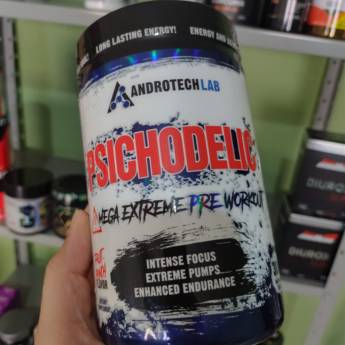 Comprar o produto de Pré treino Psichodelic (FORTE) 300g - Androtech Lab - Jundiaí em Suplementos Alimentares em Jundiaí, SP por Solutudo