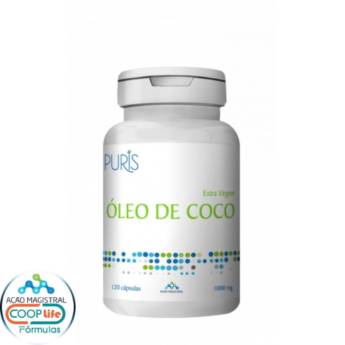 Comprar o produto de Óleo De Coco  1G Puris 120 Caps em Suplementos pela empresa Coop Life Fórmulas - Farmácia de Manipulação em Itapetininga, SP por Solutudo